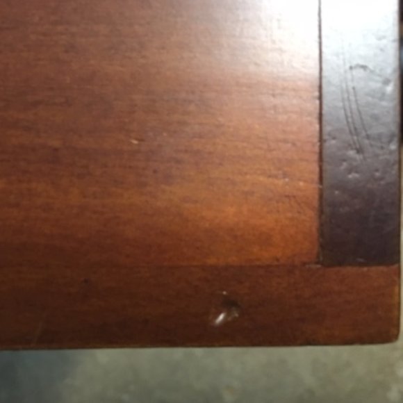 Wooden Box Paper Holder Dispenser Ecuador Country Scene Tabletop 3.75x2.75x2.5" - Picture 11 of 11